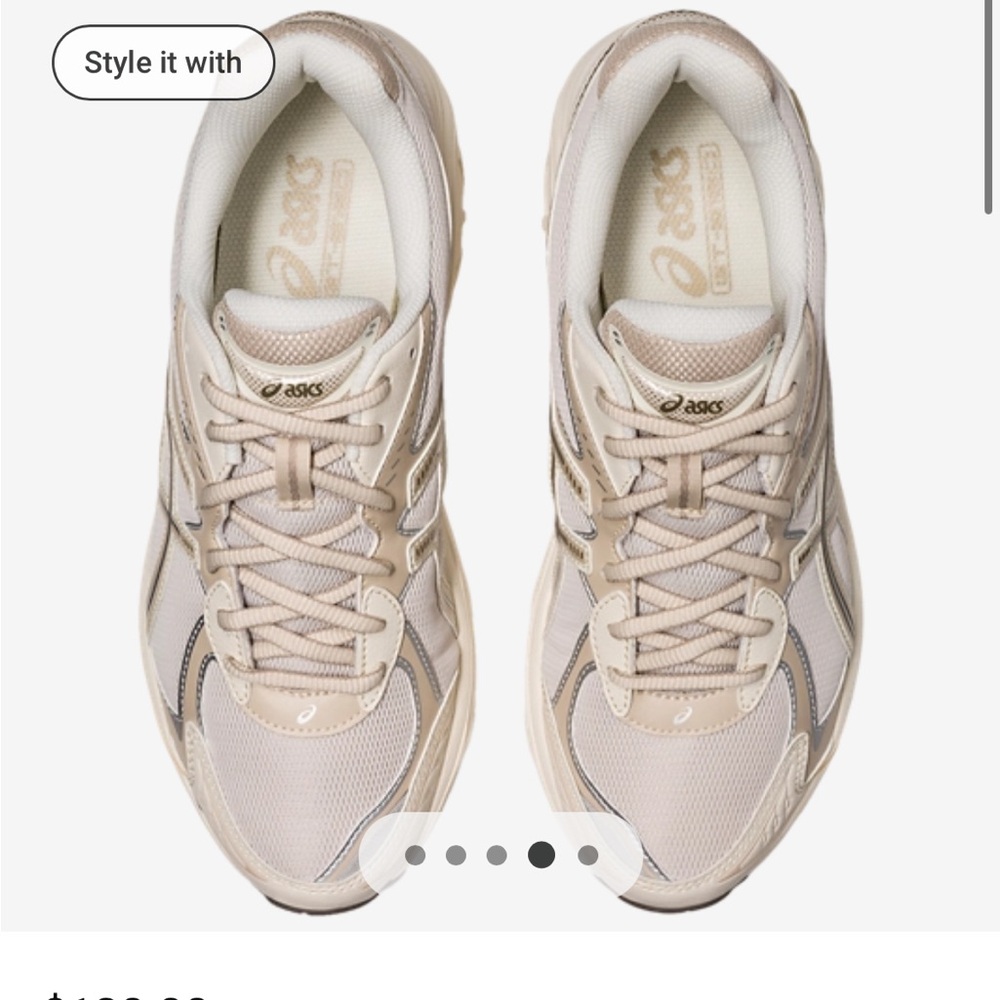 Asics Men's Athletic Shoes - Cream